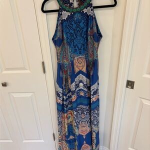 Ranna Gill Multicolor Paisley Maxi Dress
